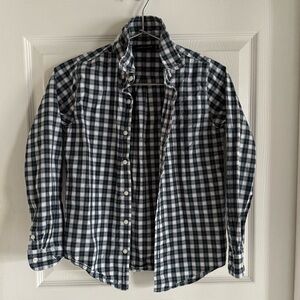 Janie and Jack Plaid Button Down